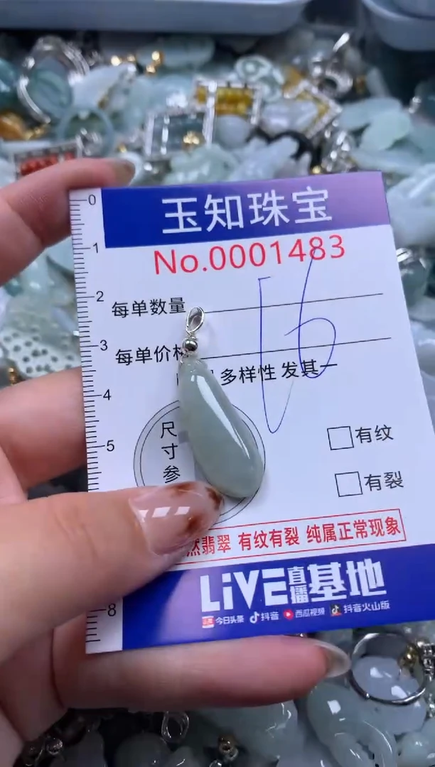 【闪购商品】翡翠吊坠(赠链)未镶嵌1483