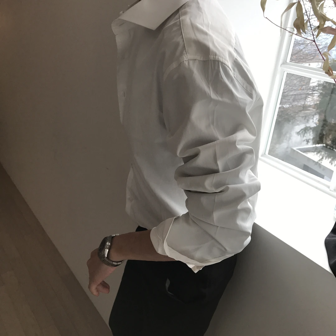 MASONPRINCE 掌柜自留ins款早春每个男人都该拥有的纯色衬衫