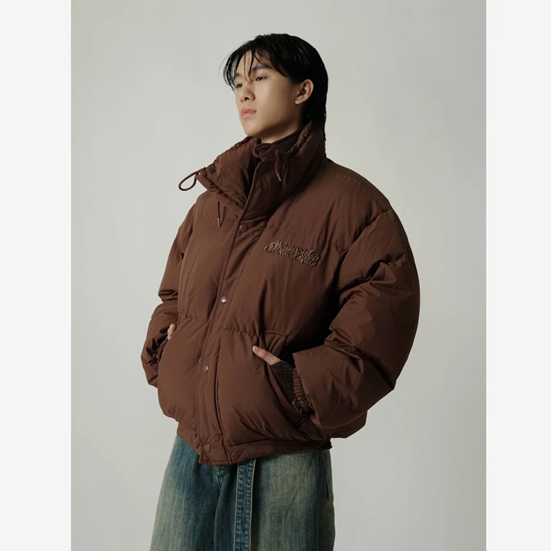 MASONPRINCE 冬季御寒立领基础多色羽绒服男潮牌情侣短款加厚外套