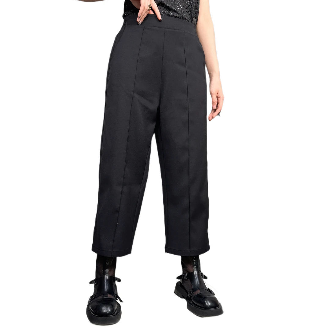 百搭时尚户外直筒复古宽松8分裤春秋夏款休闲裤0126#