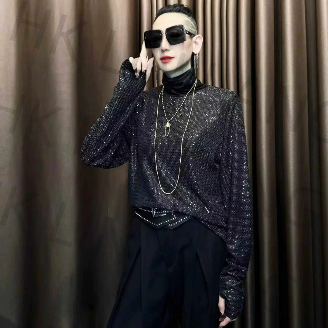 【秋上新】伦哥定制 I 宝藏衣橱复古时尚百搭亮片T恤 0453#0458#