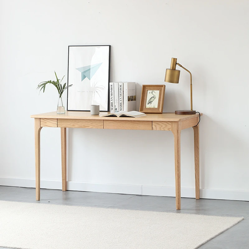 【白橡木半岛书桌】白橡木半岛书桌1张