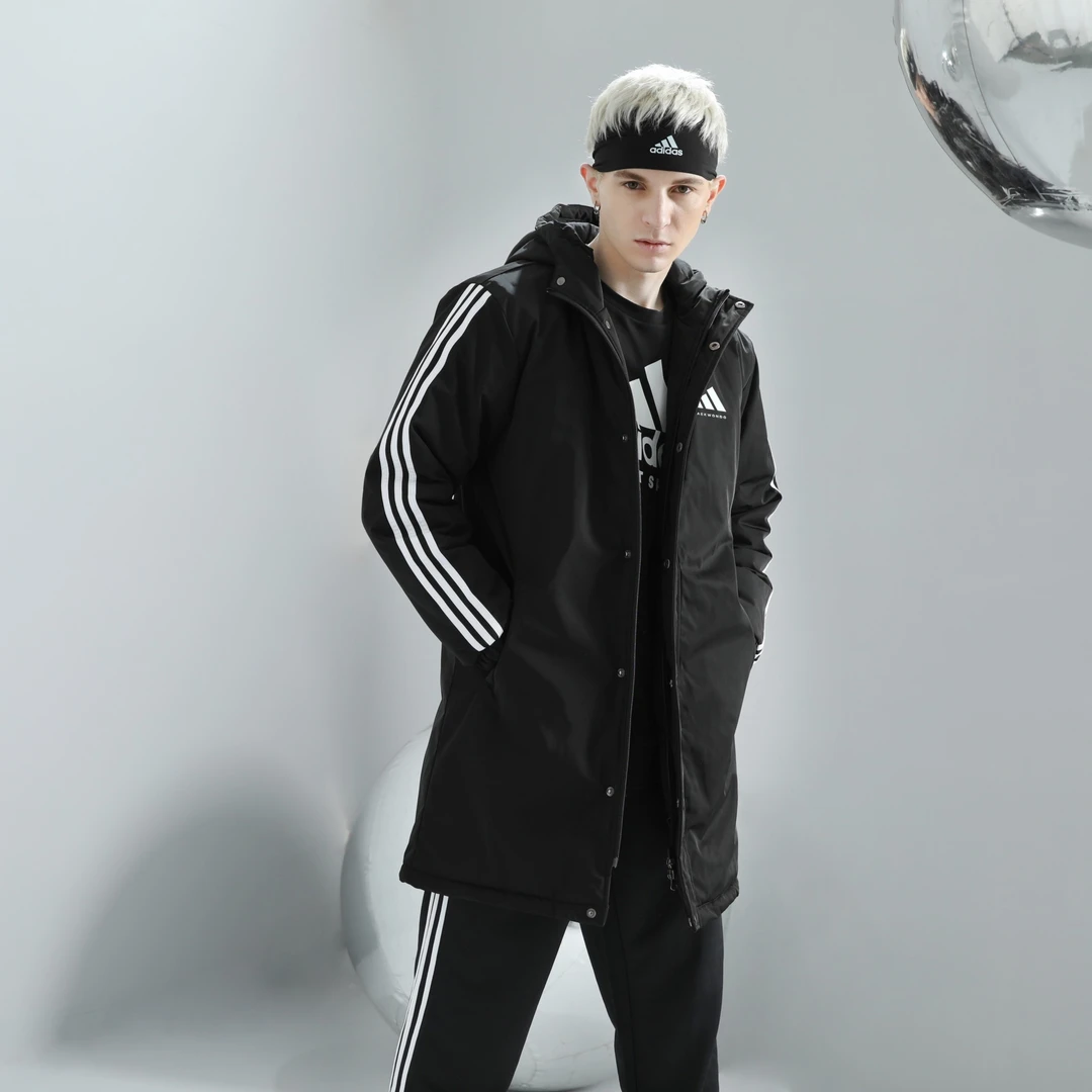 adidas/阿迪达斯防风冬季户外运动服保暖棉服 ADIPK02T-BW