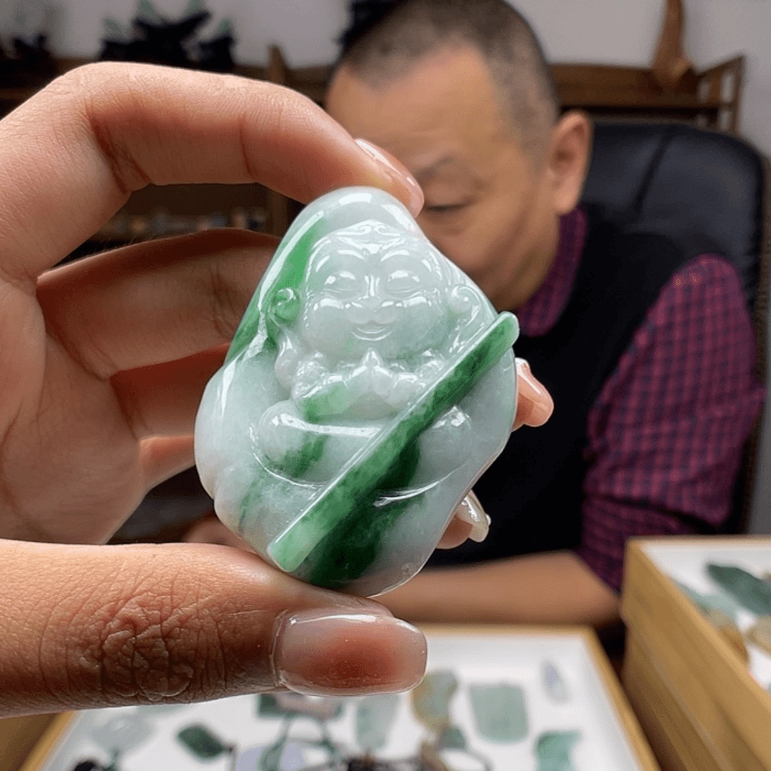 【闪购商品】翡翠颈饰未镶嵌上**儿