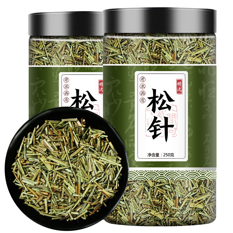 黄山野生精选 松针茶叶中药材叶菜正品全松茶红松马尾松针250g