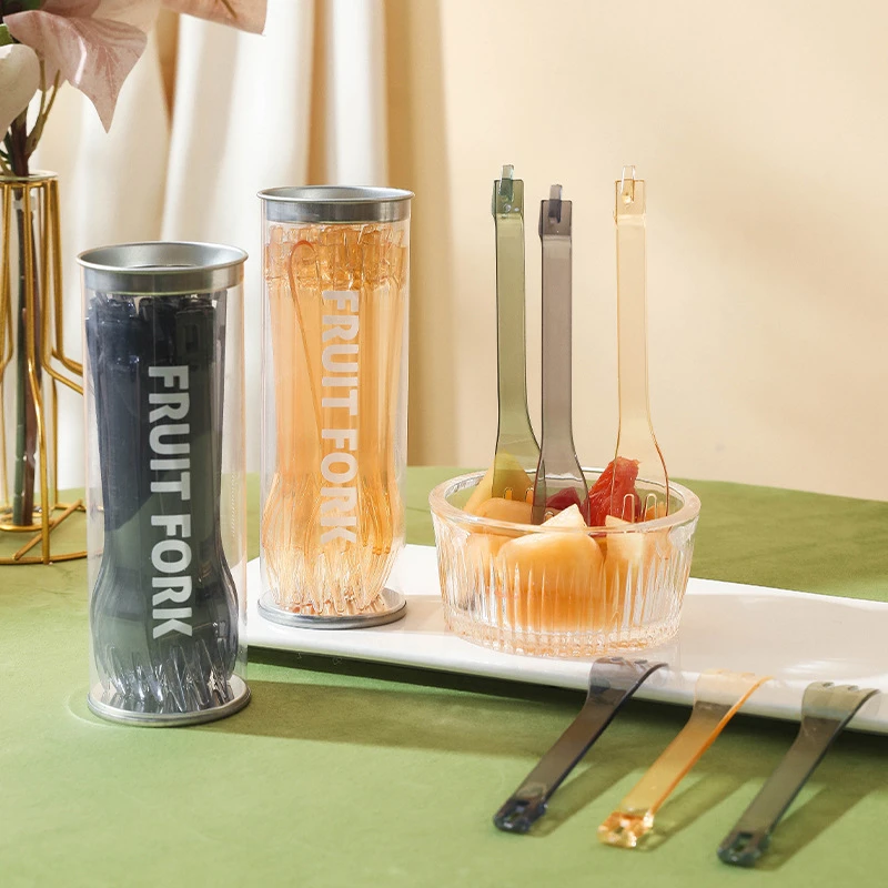 【好物推荐 】创意二合一可拆卸甜品点心两用水果叉轻奢简约时尚