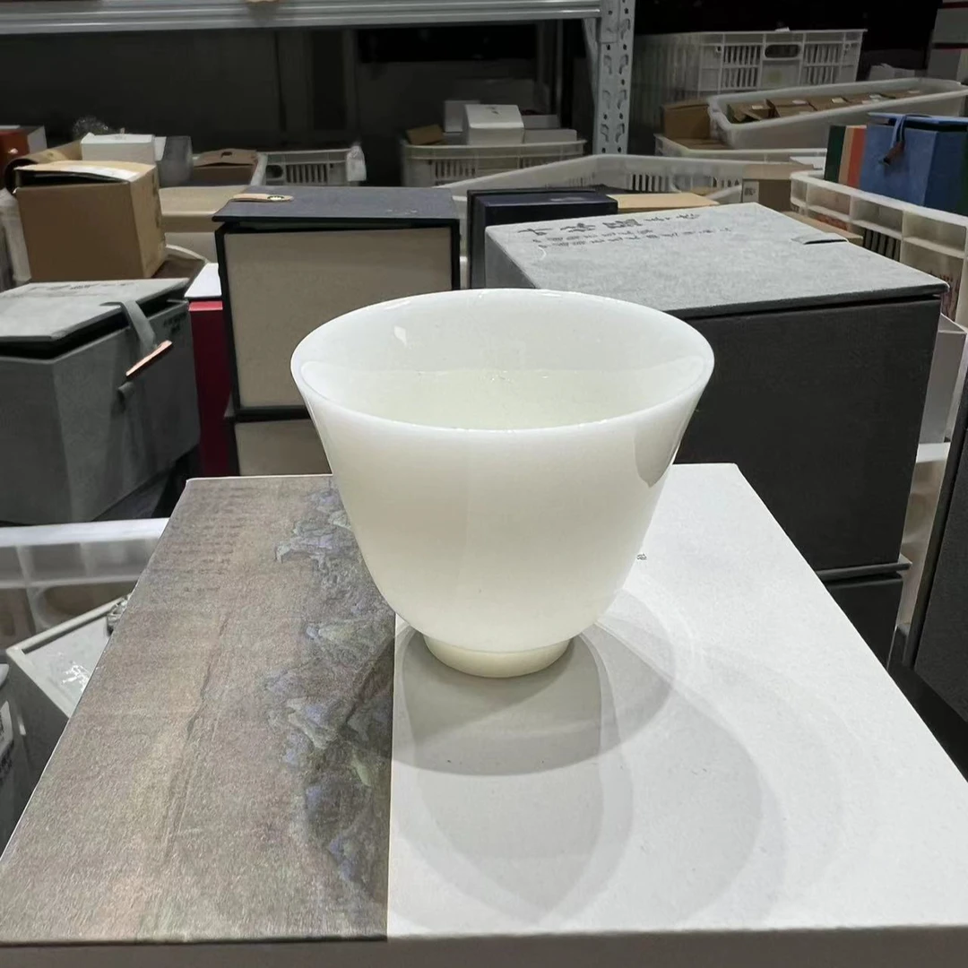 【闪购商品】叶老师冰种玉瓷客杯 2705