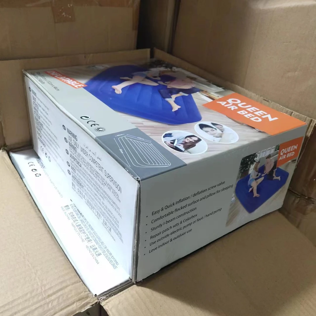 15.2斤加厚双人充气床 户外充气床(材质加厚)宽152×长203×高46