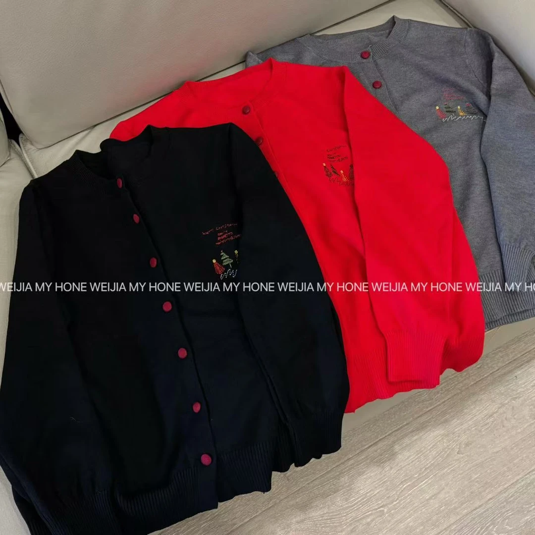 【WJ】秋冬款   周  189   三色针织上衣（均码）