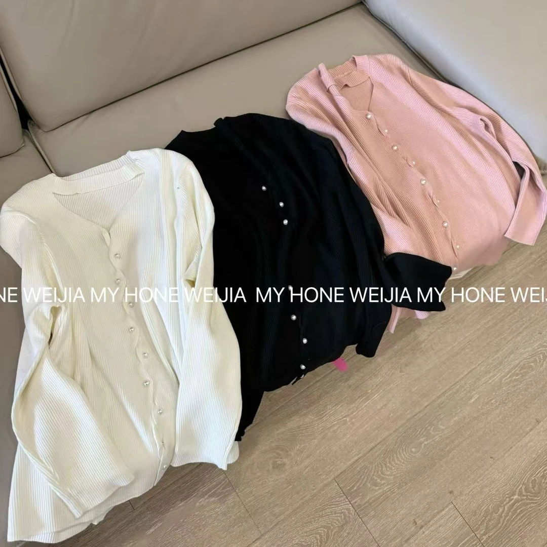 【WJ】秋冬款 高 129  三色针织上衣（均码）