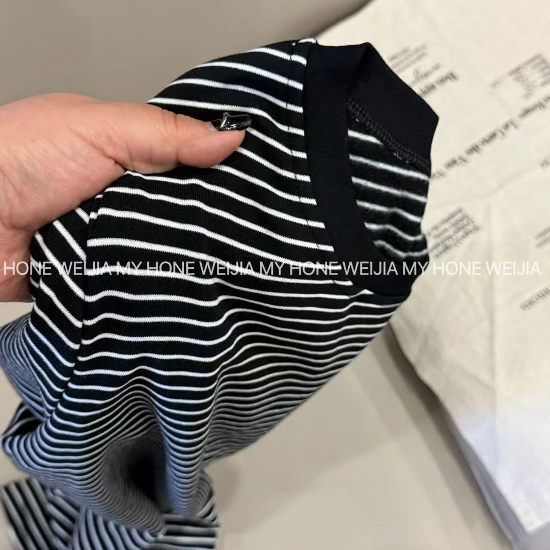 【WJ】秋冬款  玲  8918  条纹半袖上衣 （3-6）