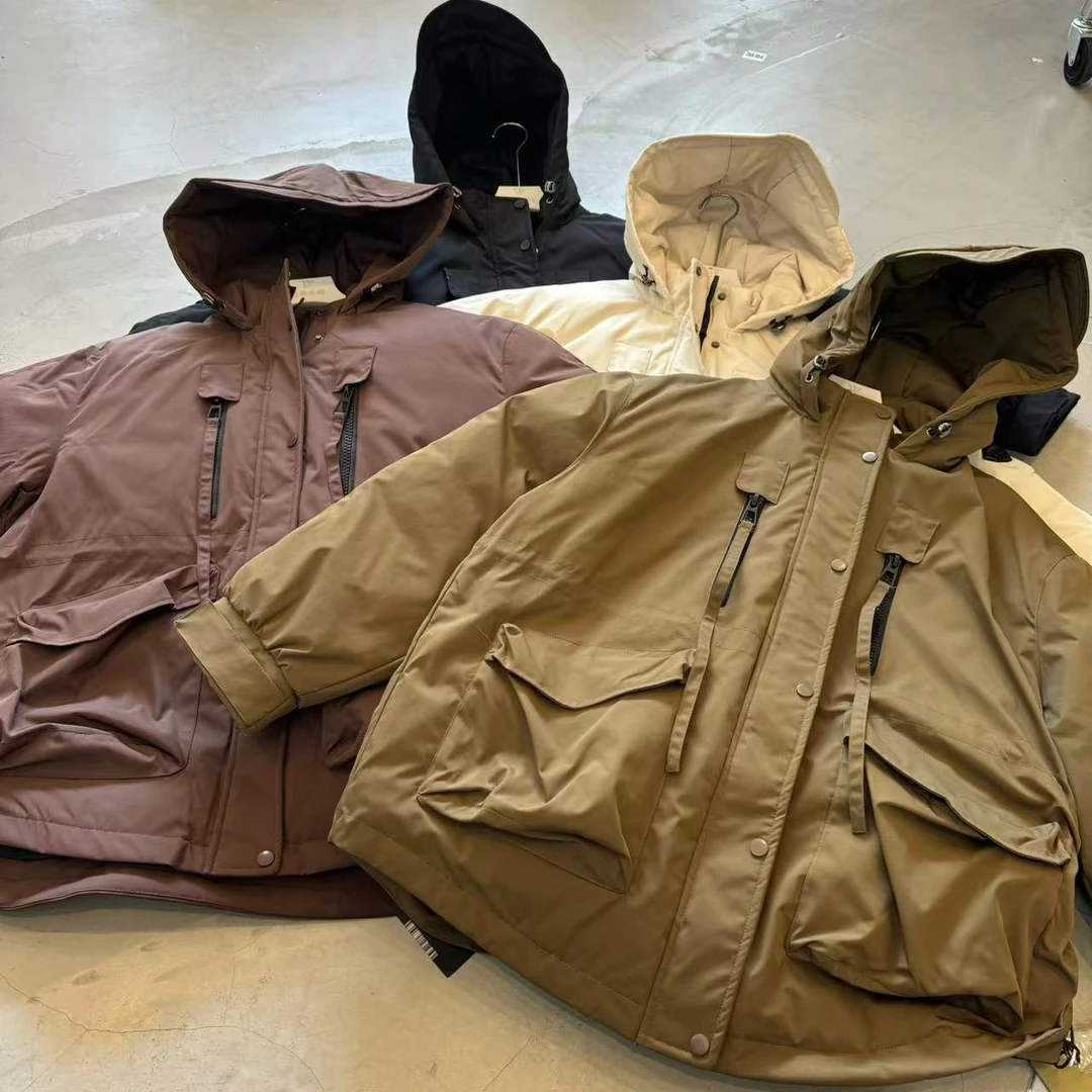 【WJ】秋款 玲   216   四色时尚棉服（M-3XL）