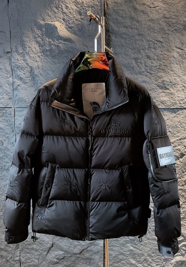 冬季男士欧货定制款高品质微阔柔软肩膀翻盖口袋品质羽绒服24-976