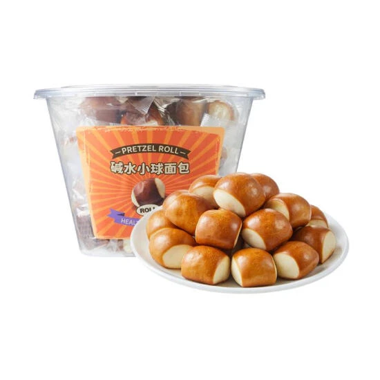 碱水小球面包 500g(10袋/桶)
