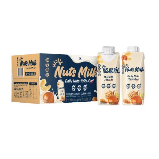 统一(Uni-President) 神采焕发坚果乳植物蛋白饮料 250ml*18