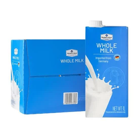 德国进口 全脂牛奶(灭菌乳) 纯牛奶 1L*6