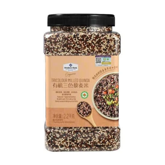 有机三色藜麦米 2.2kg/罐