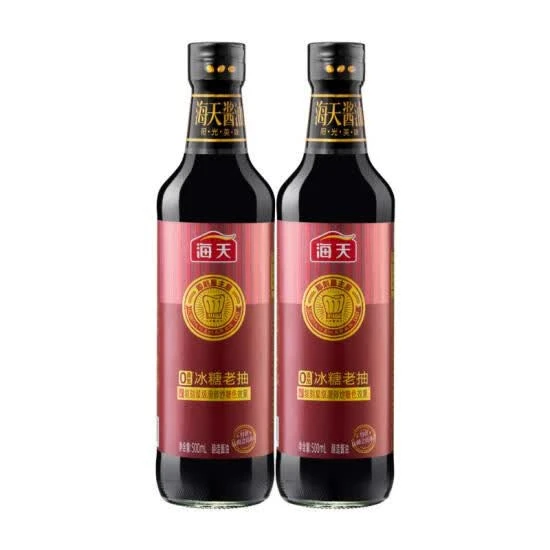 海天 0添加 冰糖老抽(酿造酱油) 500ml*2