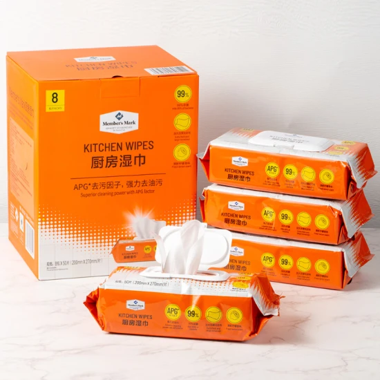厨房湿巾 50片*8包