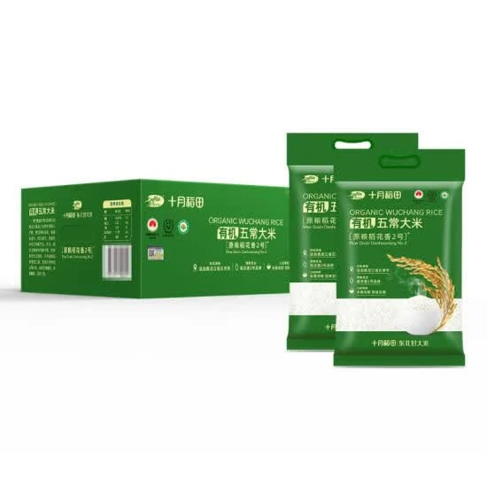 十月稻田 有机五常大米 10kg(5kg*2）