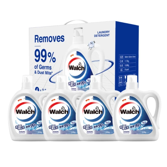 威露士 全能6合1洗衣液 棉籽柔白 2.5kg*4