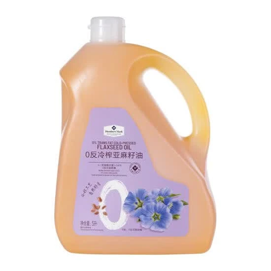 0反冷榨亚麻籽油 5L/瓶