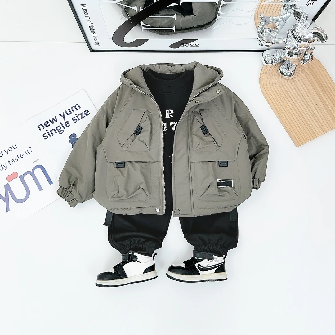 男童加厚外套秋冬款2025新款秋冬装儿童 D-AC24178 悠悠童话童装