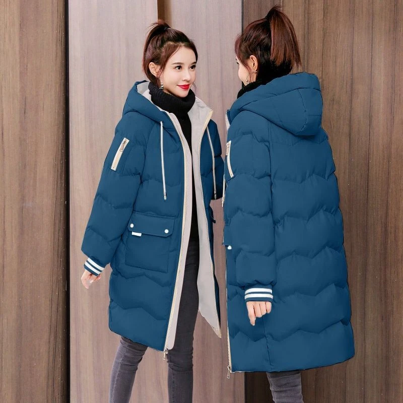 新款羽绒服反季冬季羽绒服女冬装2023年韩版宽松棉衣女中长款加