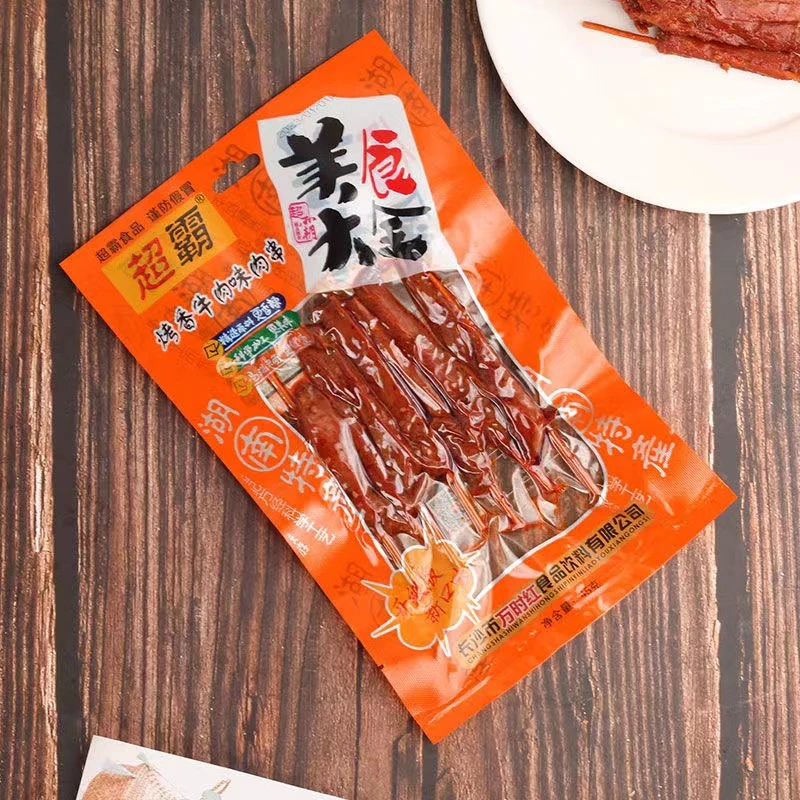 超霸牛肉味鸭肉串湖南特产烤香羊肉味肉串香辣即食熟肉零食烤串
