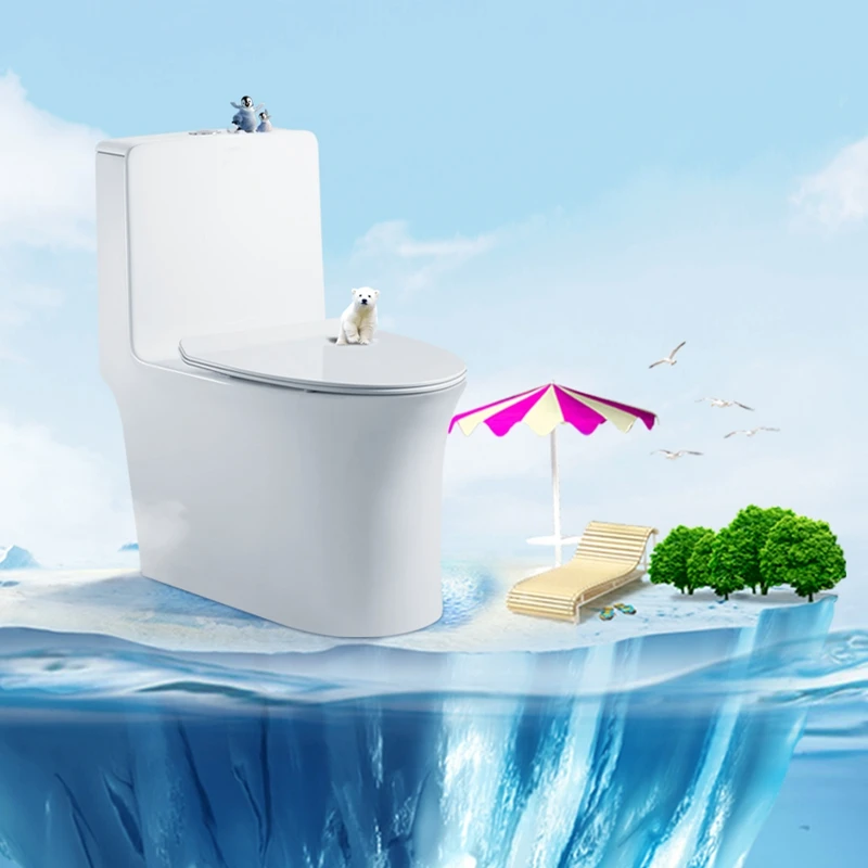 亚陶虹吸马桶多坑距小户型家用墙排坐便器后排式马桶横排