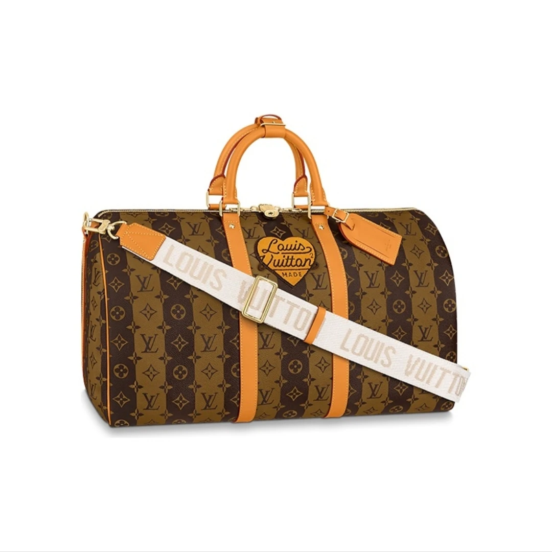 LV/NIGO联名KEEPALL50/99新/健身包宝藏旅行好物ol
