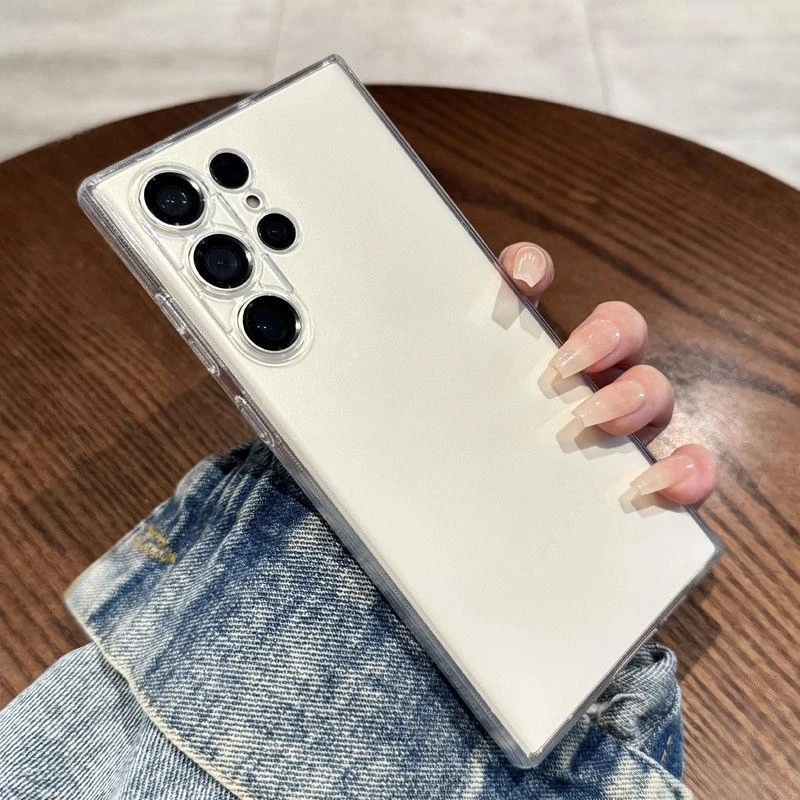 适用三星Galaxys25ultra手机壳s24ultra透明简约s23防摔s22软壳