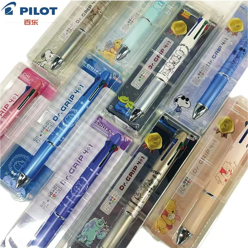 日本PILOT百乐Dr.Grip吉伊卡哇维尼熊限定款4+1模块笔0.7mm圆珠笔