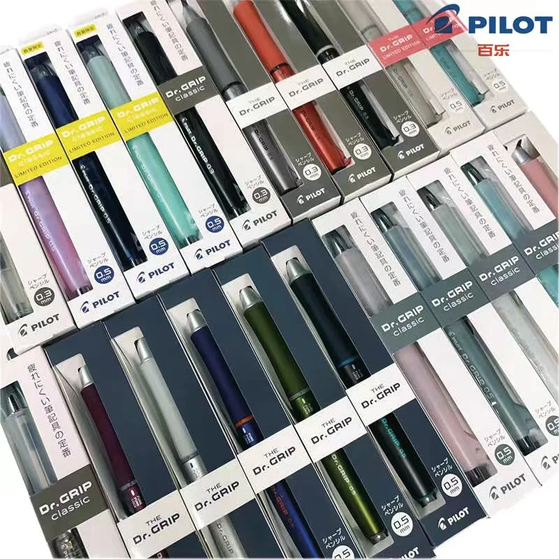 日本PILOT百乐Dr.grip新机能马卡龙色防疲劳摇摇出铅0.5自动铅笔