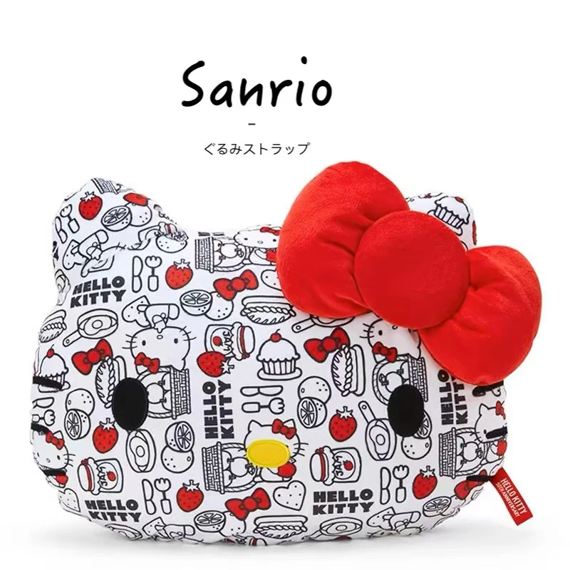 日本Sanrio三丽鸥hellokitty凯蒂猫周年限定款彩色抱枕靠背垫