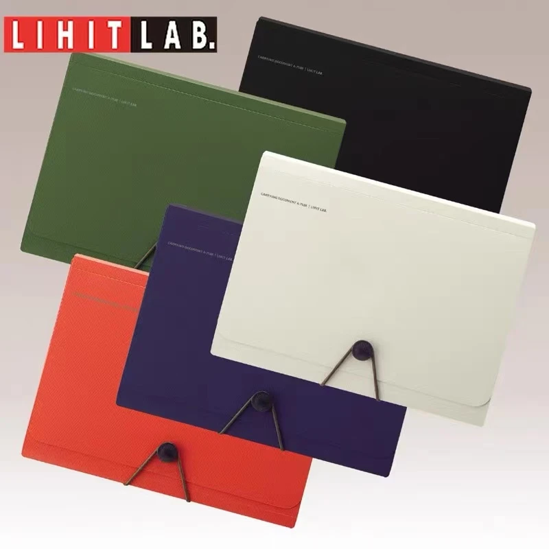 日本LIHIT LAB.喜利SMART FIT风琴包便携票据包文件收纳包事务包