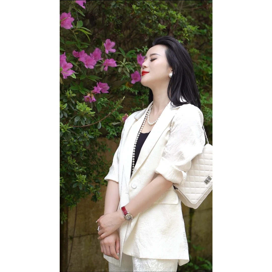 【独行者】新工艺压皱醋酸西装7715