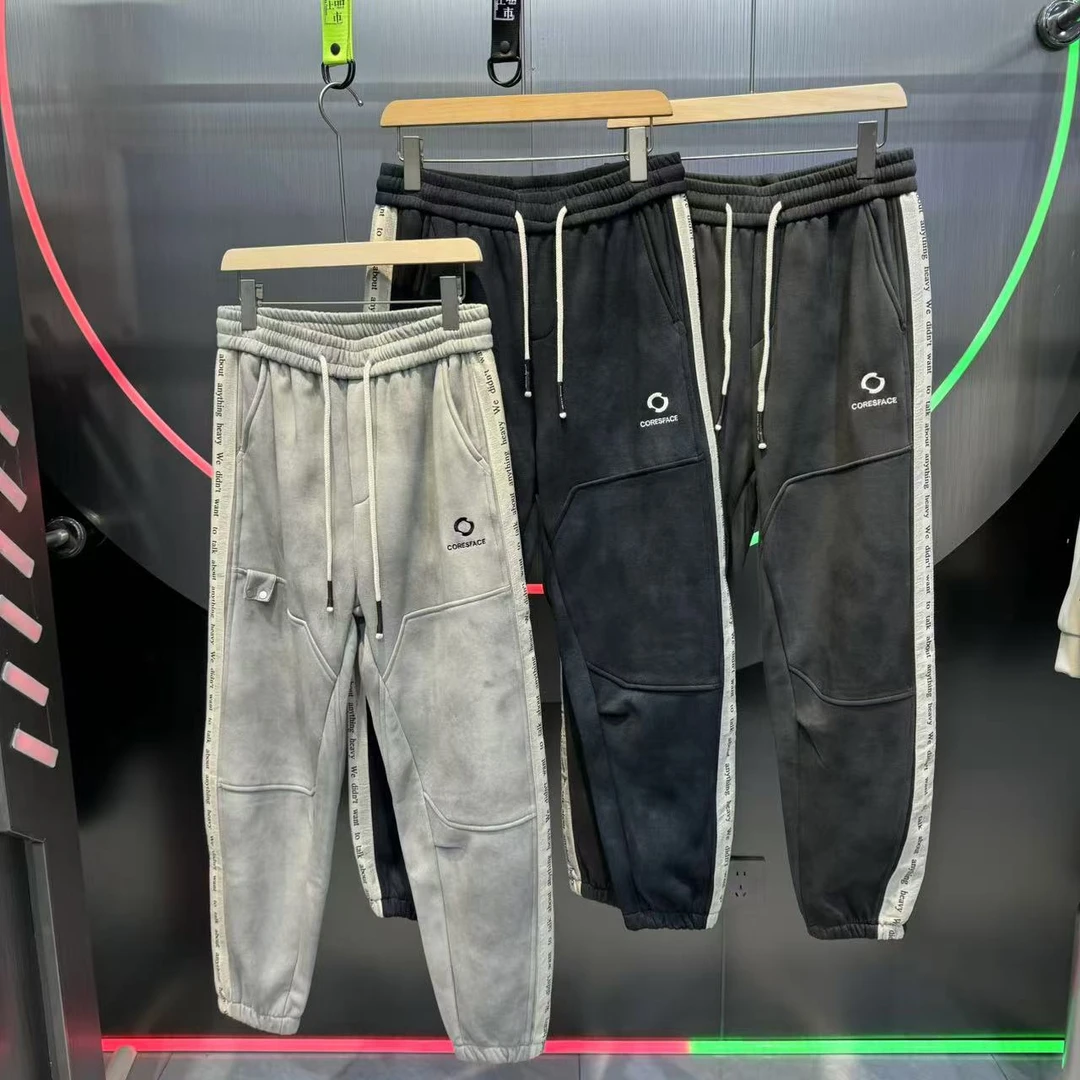 【加绒】-YDK-727-广州UUS-潮牌私服休闲裤男女同款--