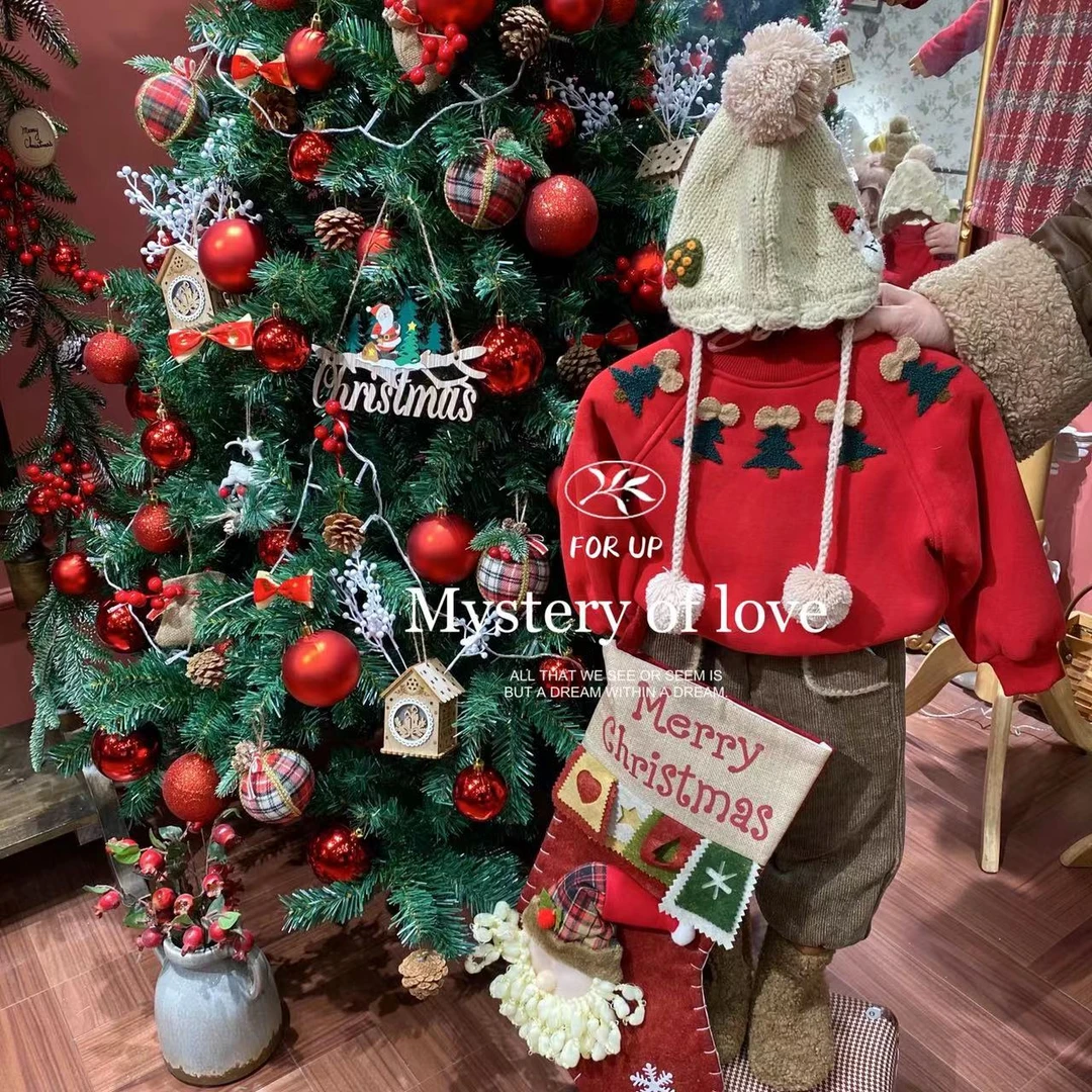 234-FU-71100松果咖  FORUP法式克莉丝星星棉裤