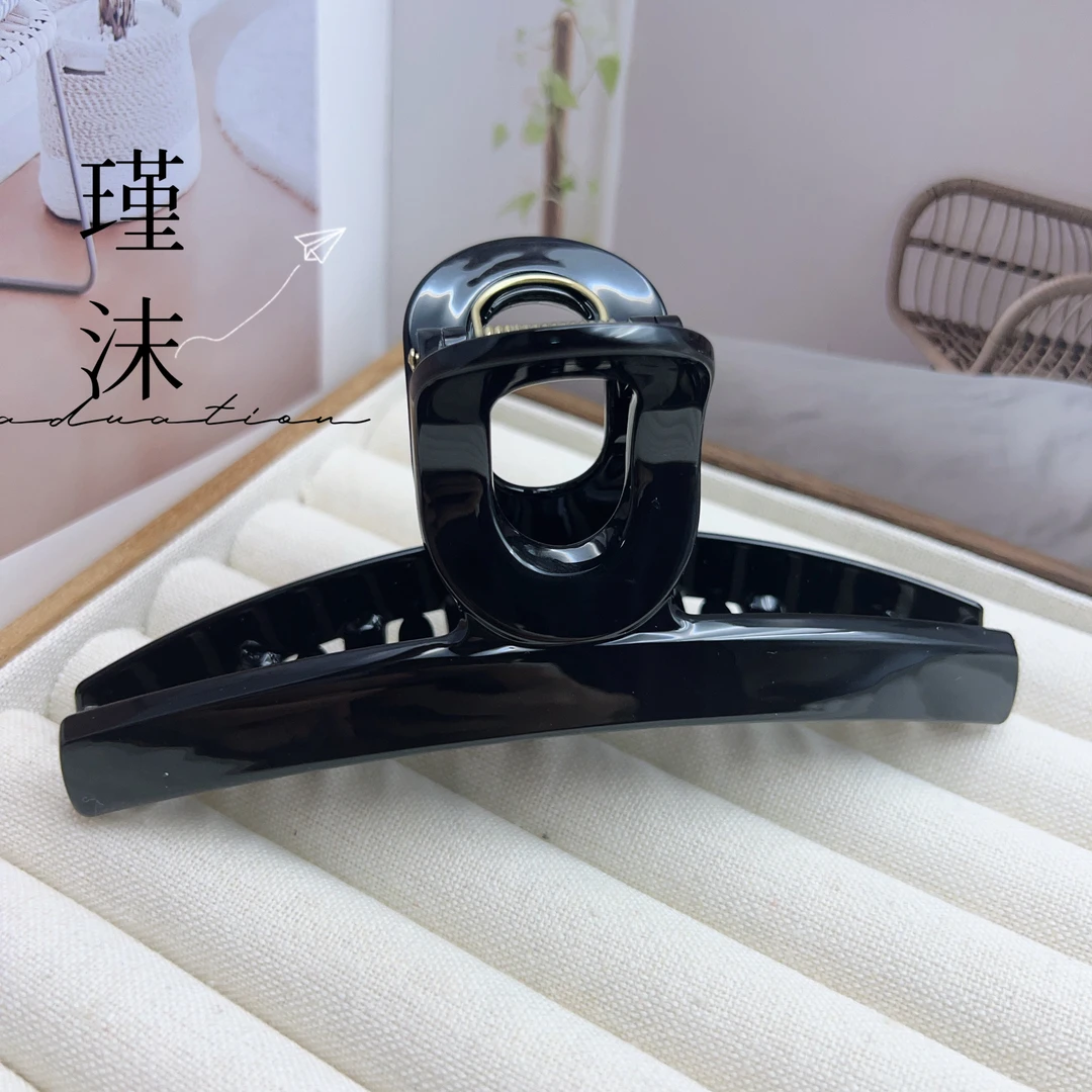 极简原创大气多发量新款韩式气质高端醋酸全盘大抓夹百搭优雅时尚