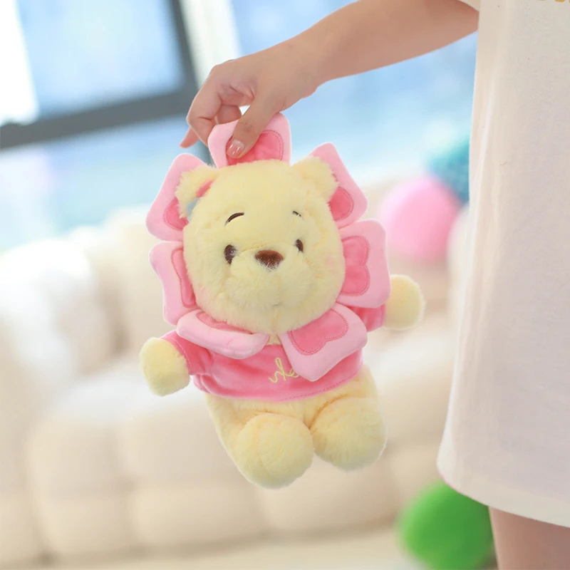正版迪士尼可爱卡通花仙子维尼奇奇功能毛绒公仔玩偶女生可爱礼物