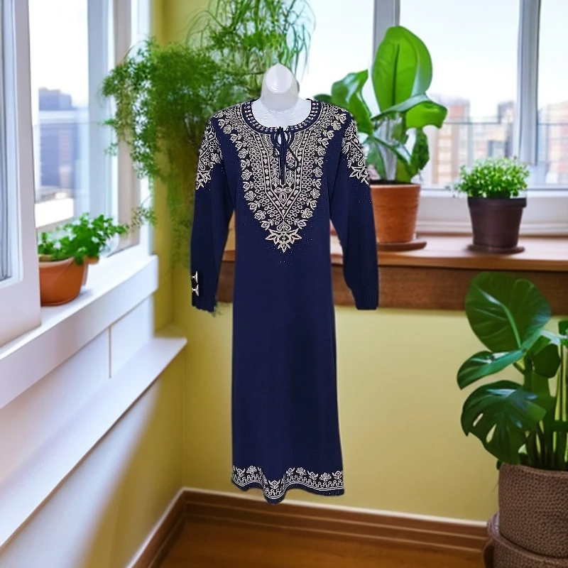 گەرىس تەگلىك كۆينەك 连衣裙气质高贵长款