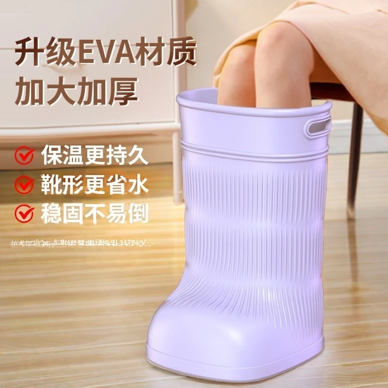 家用成人泡脚桶过膝泡脚桶保温高深桶省水轻便环保按摩足浴桶护膝