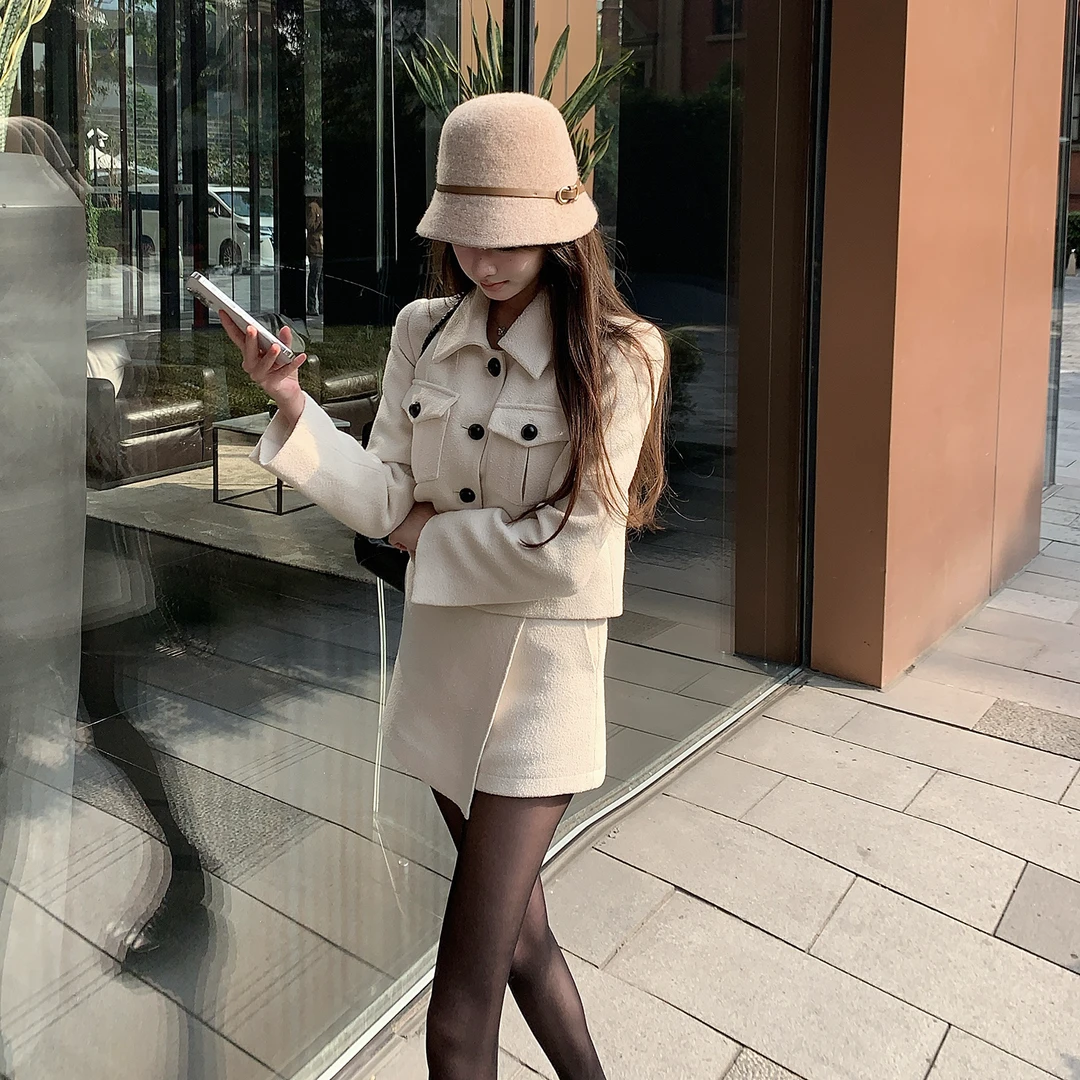 【金秘书】特种结纱面料棉服裙裤 2651