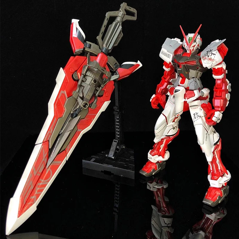 【国产拼装】红异端 带巨剑 双太刀 MG比例 1/100 拼装模型玩具礼物