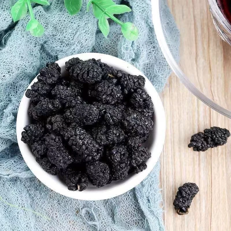 桑葚干桑葚果黑桑葚泡水泡茶散装即食免洗250g罐装