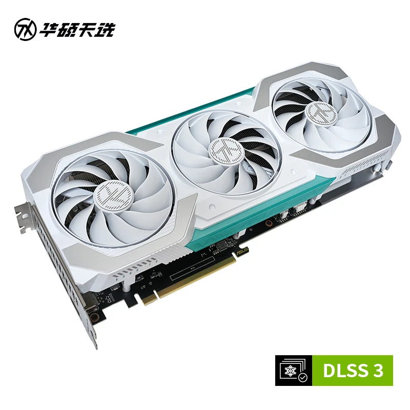 95新 ASUS/华硕 RTX40系列白色电竞游戏显卡