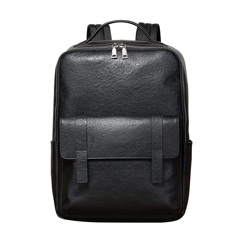 高级感商务男士双肩包新款2025爆款头层牛皮真皮通勤包16寸电脑包