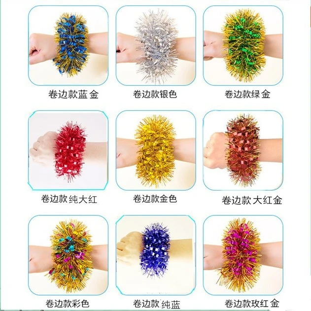 手腕花舞蹈表演出儿童成人通用皮筋款幼儿晚会跳舞道具啦啦操手环