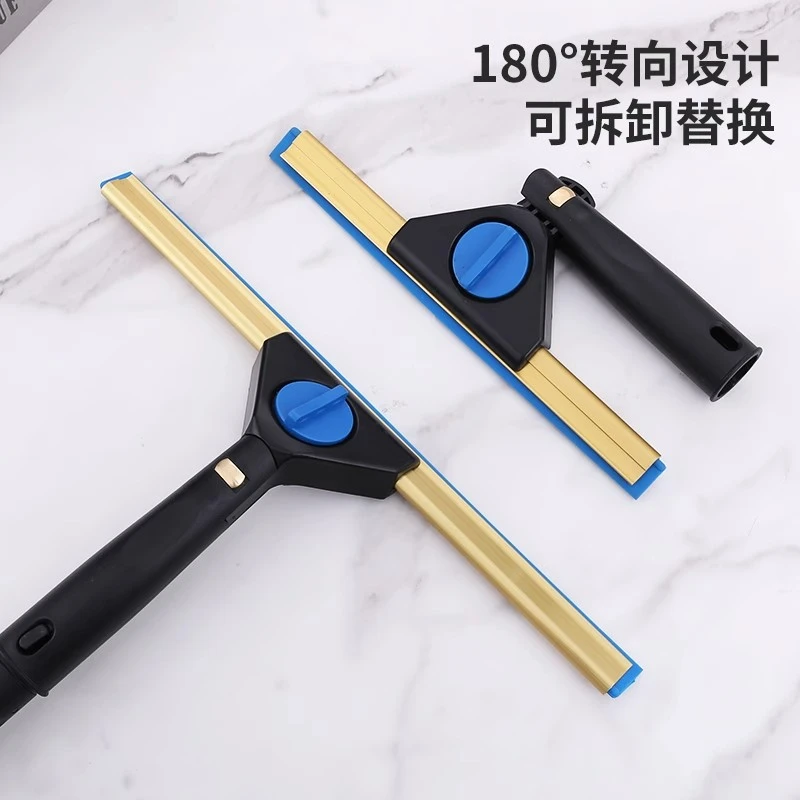 D擦玻璃神器家用保洁可转向玻璃刮刀地板刮水器可搭配伸缩杆擦窗